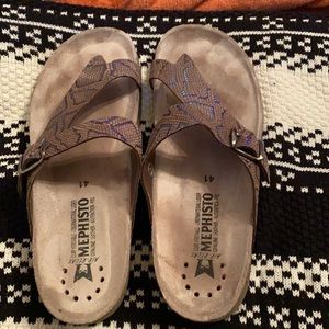 brown Mephisto sandals